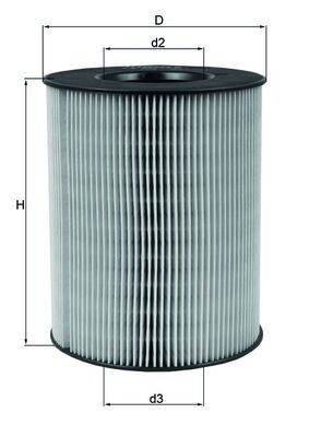 HAVA FILTRESI W168 97>04 VANEO W414 02>05 - MAHLE LX794