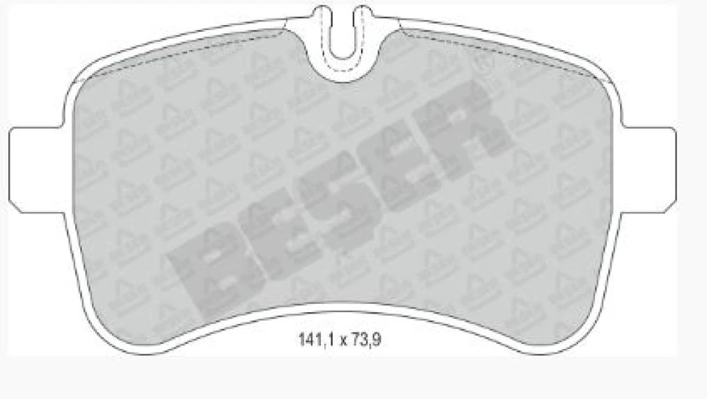 İveco Ticarı Arka Fren Disk Balata Daıly IV 06> Daıly V 11> Tum Modeller 05 / 06> - Beser 4092