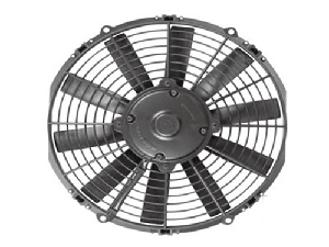 KOMPLE AKSİYEL FAN-12V 14'' YASSI İNCE EMİCİ   5702114120001 - KORMAS-74315016