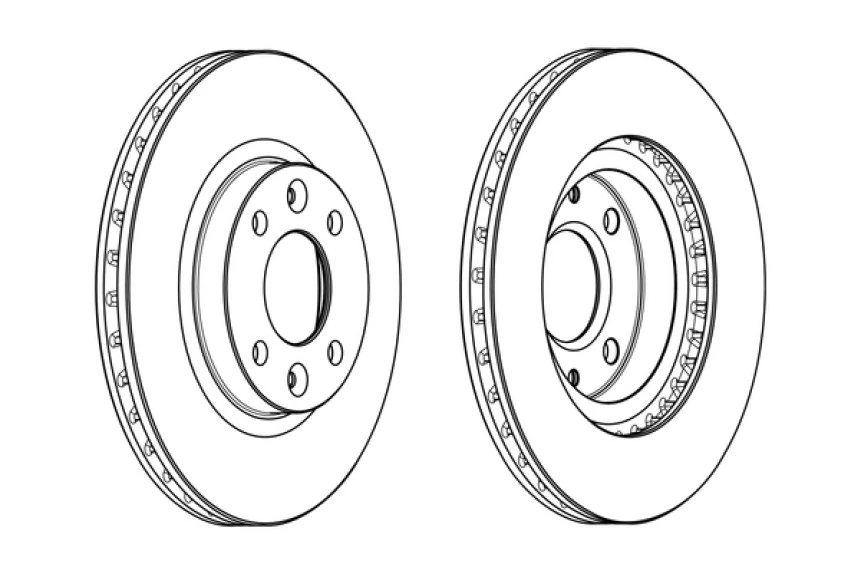 Renault Fren Diski Ön - Takım  258 MM (kaplamali) - Frd Ddf2327c