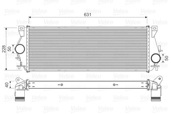 INTERCOOLER LAND ROVER DISCOVERY II 2.5 TD5 9804 - VALEO 818350