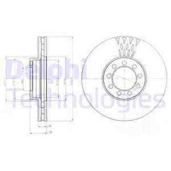 ON FREN DISK AYNASI IVECO DAILY IV 70 C 17 VAN 3950 06> HAVA SOGUTMALI - DELPHI BG9062