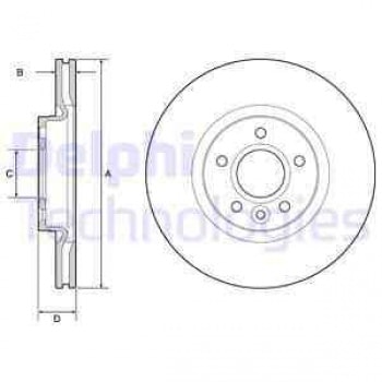 ON FREN DISK AYNASI FOCUS II 04 /> FOCUS II C MAX 03>07 C MAX 07 /> 1,6ECO / 1,6TDCI / 2,0TDCI / 2,0 - DELPHI BG3895C