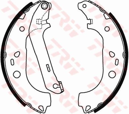 ARKA FREN BALATASI (PABUC) CONNECT 1,8TDCI 02>13 - TRW GS8471