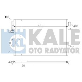 Vag Klima Radyatoru A4 A6 1.9 Tdi 00>04 Alz Bfb Avb Bbj - Kale 342410