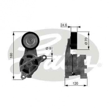ALTERNATOR GERGI RULMANI A3 LEON TOLEDO OCTAVIA CADDY GOLF IV PASSAT TOURAN 1.9TDI / 2.0TDI 03> - GATES T38438