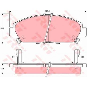ON FREN BALATASI HONDA PRELUDE 2.0 91-96 ACCORD 2.0 93-98 ROVER 600 - TRW GDB1061