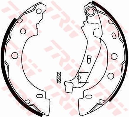 ARKA FREN BALATASI PABUC KANGOO KUBISTAR 1,2 / 1,4 / 1,5 / 1,9 - TRW GS8650