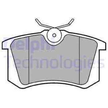 ARKA FREN BALATASI MEGANE II A3 GOLF PASSAT II,III,IV VENTO JETTA II OCTAVIA CORDOBA IBIZA TOLEDO P4 - DELPHI LP571