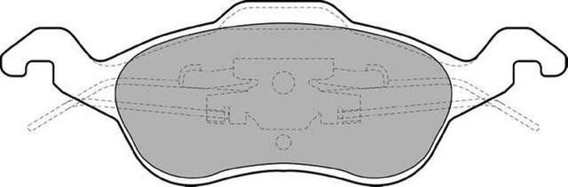 ON FREN BALATASI FOCUS 1,6 16V / 1,8 16V / 1,8TDCI / 2,016V 98>04 - BRAXIS AA0019