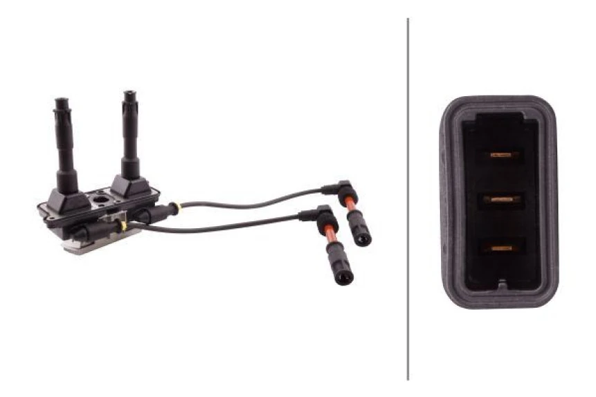 Vw Atesleme Bobını - Çiftli / Kablolu - Hel 5da 358 057-551