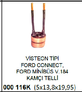 ROTOR BAKIRI- DEN T. CONNECT/V.184/MONDEO/FİESTA (KABLOLU) - HT-133