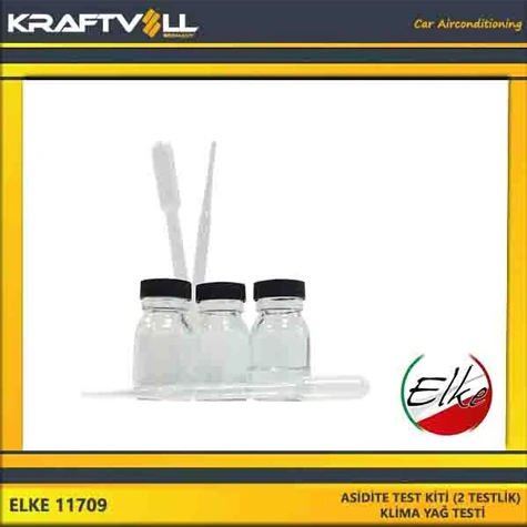 Yag & Antıfırız Asıdıte Test Kiti (2 Testlik) - Klima Yag Testi - Elke 11709