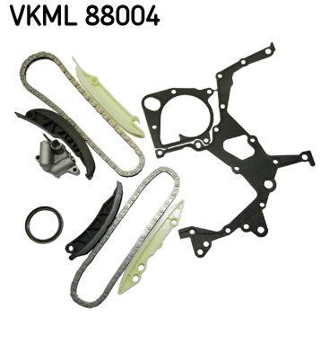 EKSANTRIK ZINCIR SETI ALT UST (2 ZINCIR+4xKIZAK+GERICI) BMW M47 D20 M57 D25 D30 E46 E60 E65 E87 E90 - SKF VKML 88004