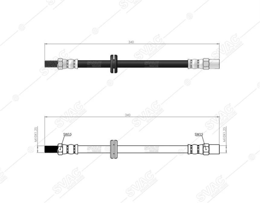 Lada On Fren Hortumu Samara Vega - Svac 93-0100