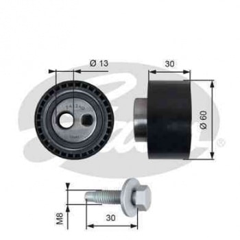 EKSANTRIK GERGI RULMANI (AYARLI) P206 P306 P307 P406 BERLINGO JUMPER JUMPY DUCATO XSARA 2,0 HDI (98 - GATES T41140