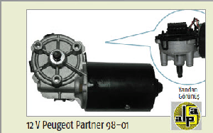 SİLGİ MOTORU-12 V PEUGEOT PARTNER 98-01 64343297 - SGR-56297