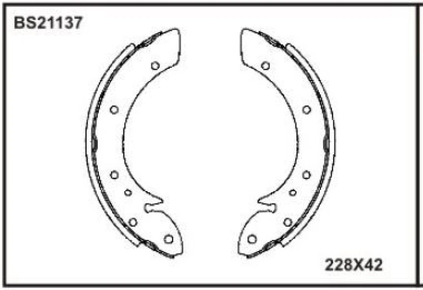 Psa Arka Fren Balatası (pabuclu) Partner Berlingo (97 08) Megane Scenic 98> - Beser Bs21137
