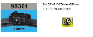 SİLGİ PALETİ-BANANA (X2)  FORD: TRANSIT [V362] V363 (2014›) 750/530 TK. - RBW-90361