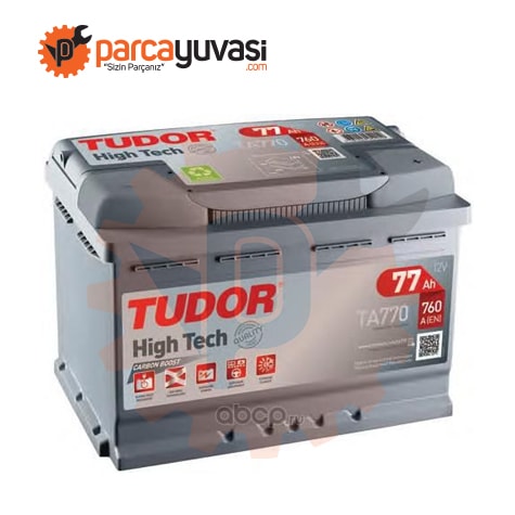 AKU 12V 77 AH L03 (278×175×190) HIGH TECH CARBON BOOST 2.0 (HIZLI SARJ) - TUDOR TA770