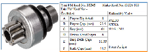 MARŞ DİŞLİSİ-MT 8D PALİO/SİENA/WEKEND UMD5588 - FORMMETAL-33245