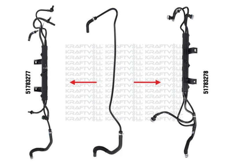 Fiat Yakıt Borusu Braket Harıc Doblo 1.3 Multıjet - Kraftvoll 10033180