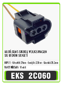 SOKET>AUDİ-SEAT-SKODA-VOLKSWAGEN SU BİDON S2083 - EKS-2C060