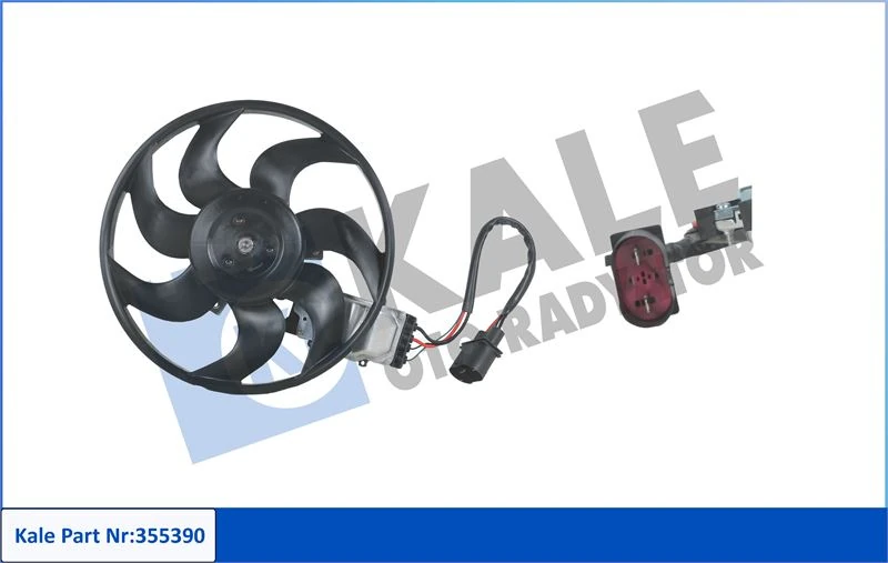 Vag Kontrol Unıteli Radyator Fanı 300w 300mm Sol Q7 07>15 Touareg Cayenne 03>10 Brj Bac Ble - Kale 355390