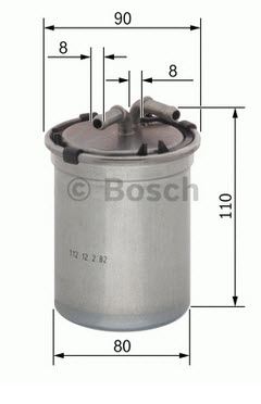 YAKIT FILTRESI (MAZOT) CORDOBA IBIZA IV V 02>09 POLO 05> FABIA 05>08 ROOMSTER 1.4TDI 1.6TDI 1.9TDI - BOSCH 0450906500