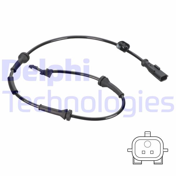 ABS SENSORU ON KANGOO III , MERCEDES CITAN 415 12> - DELPHI SS20799