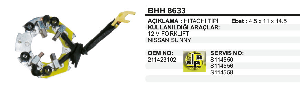 KÖMÜR YUVASI-HT 12V HITACHI FORKLİFT - VERTEX-BHH8633