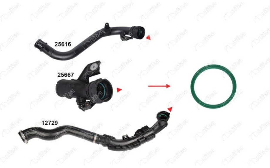 Nissan Turbo Borusu Contası Nissan Juke 1.5 DCI F15 10> - Nifea 25617