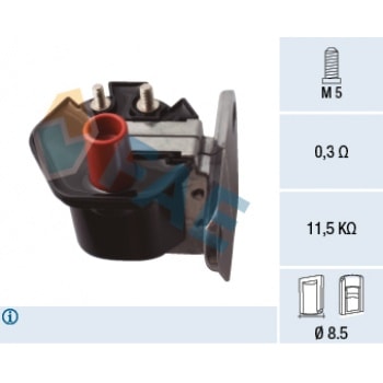 ATESLEME BOBINI W124 93>95 W126 86>91 W140 91>98 R129 92>01 - FAE 80463