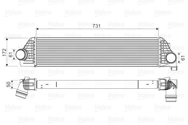 TURBO RADYATORU MASTER III 2,3DCI MOVANO B 10> NV400 10> - VALEO 818561
