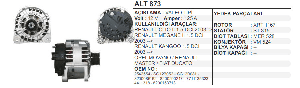 ALTERNATÖR-VT 12V 125A CLIO/KANGO 1,5 DCİ - REMARK-ALT873
