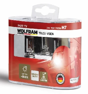 Unıversal Ampul-(x2) 24v H7 70w Truck Vision +150% Fazla İşik      (px26d) - Wolfram-34217-Tv