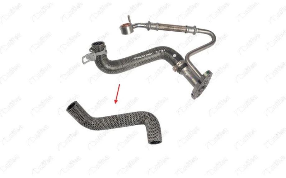 Opel Turbo Yaglama Borusu Hortumu Metal Boru Harıc Ok İle Gosterilen Hortum Master III Opel Movano 2.3 CD - Nifea 12825