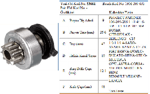 MARŞ DİŞLİSİ-BT 9D PEU/CIT./FIAT/OPEL/RENO   MEA15976 - FORMMETAL-53661