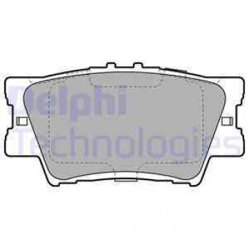Toyota Arka Fren Balatası Toyota Rav 4 III 06-11 Camry 06-11 - Delphi Lp2004