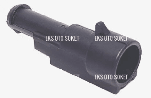 SOKET>ÜNİVERSAL SÜPER SEAL - TEK PİNLİ YAĞ MÜŞÜR SOKETİ ERKEK DEMONTE - EKS-1C001DM-E