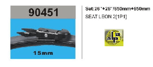 SİLGİ PALETİ-BANANA (X2) SEAT LEON II [1P1] (2005-2012)  650/650 TK. - RBW-90451