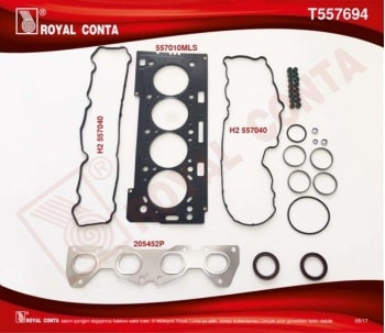 UST TAKIM CONTASI (SKT KECELI SUBAP LASTIKLI) S,K,C DAHIL P206 P207 P307 P308 PARTNER II BERLINGO II - ROYAL T557694