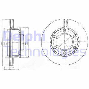 ON FREN DISK AYNASI HAVALI MAZDA B2500 2.5 D BT50 4X4 05-11 FORD RANGER 05-> 289X6 - DELPHI BG4297