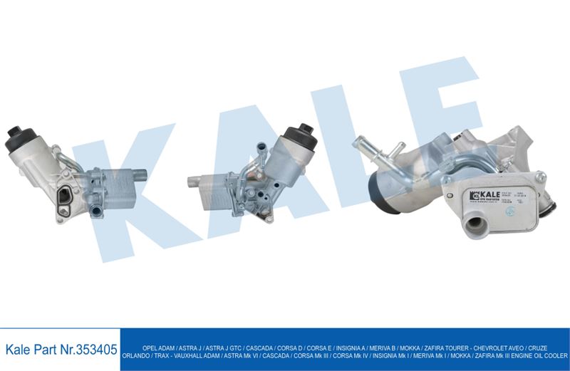 YAG SOGUTUCUSU KOMPLE ASTRA J 10> 09> INSIGNIA A 09>17 08> CORSA D 07>14 06> CORSA E 15> 14> MOKKA / - KALE 353405