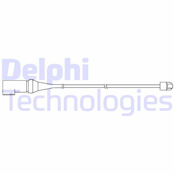 ARKA FREN BALATA KABLOSU TRANSIT V363-V362 14> - DELPHI LZ0278