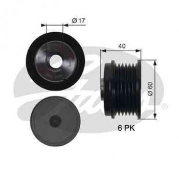 ALTERNATOR KASNAGI RULMANLI B MAX 11> CMAX 11>  ECOSPORT 17> FIESTA IV 08>17  FOCUS III 11> GRAND CM - GATES OAP7154