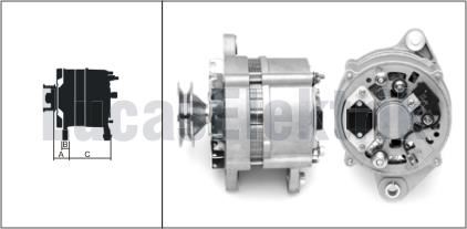 ALTERNATOR 24V 55A IVECO EUROCARGO,EUROSTAR, - LUCAS LEA0168