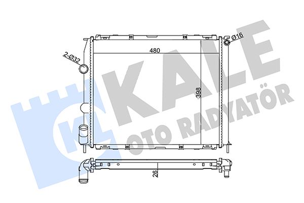 MOTOR RADYATORU - KALE 351895