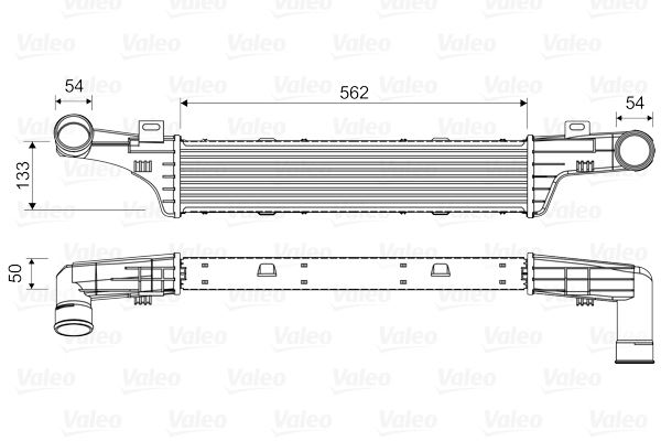 TURBOSARJ RADYATORU E-CLASS W210 96>99 S210 96>99 - VALEO 817905