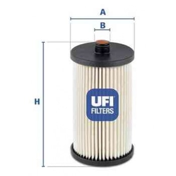 YAKIT FILTRESI (MAZOT) CRAFTER 2,5TDI BJM BJK 06>11(OE) - UFI 26.012.00